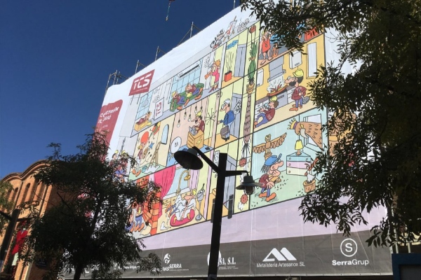 Gigantografías en muros