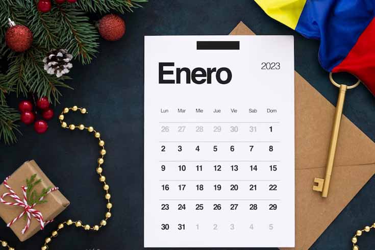 Almanaque navideño personalizado