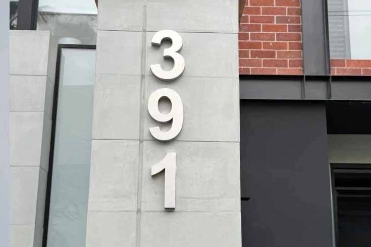 Numeros en acero inoxidable publisistemas