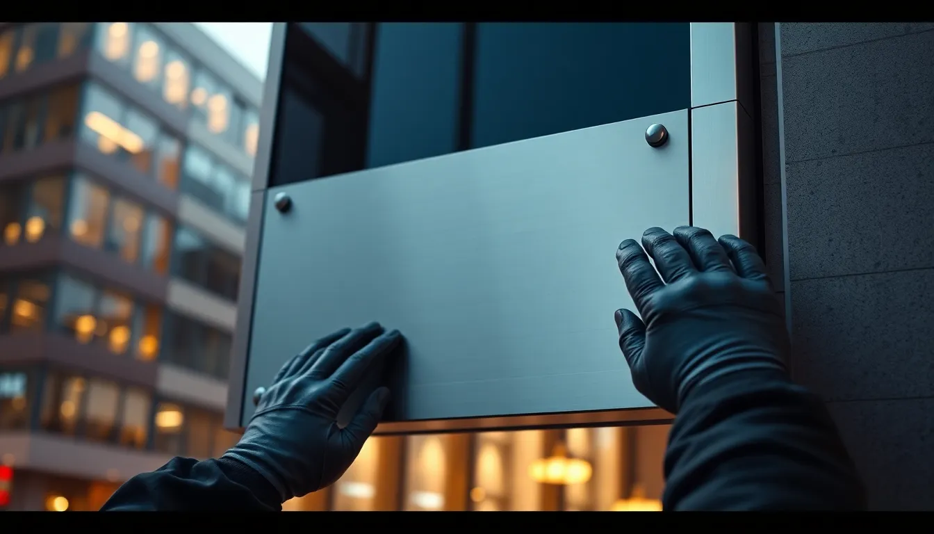 publicidad en fachadas de edificios