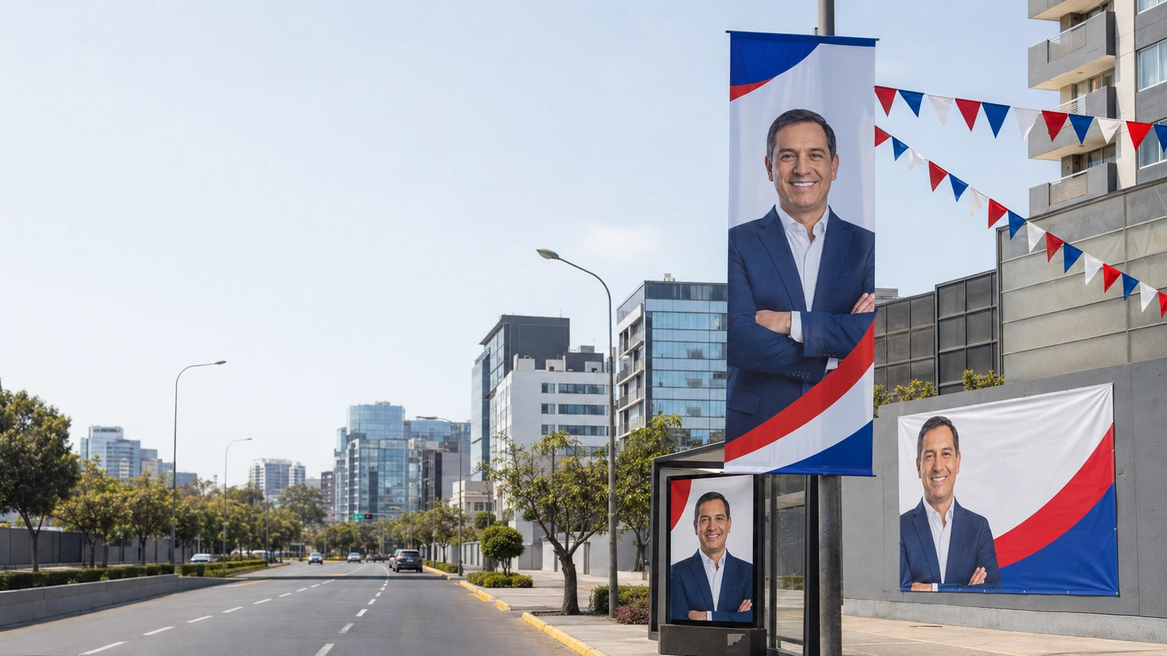 Banner politico lima